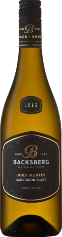 Fles 2018 8 BACKSBERG “John Martin” Sauvignon Blanc Reserve (schroefdop)