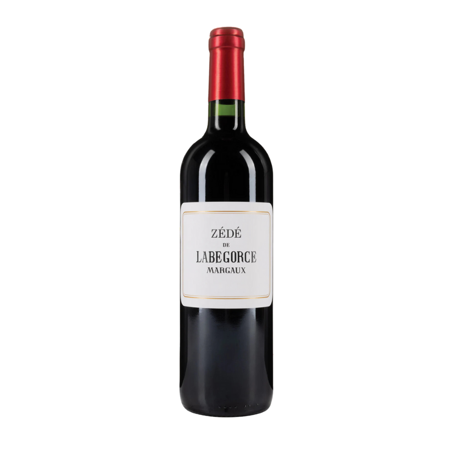 Fles Château Labégorce Zédé de Labégorce, rode wijn uit Bordeaux, Frankrijk