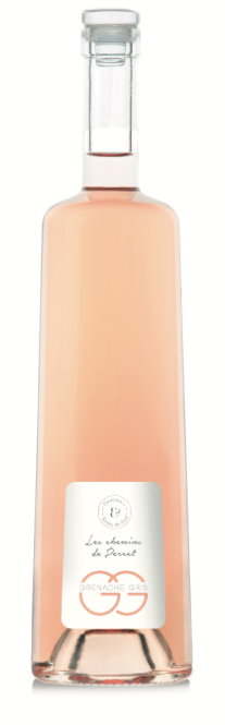 Fles DOMAINE LES CHEMINS DE PERRET “Grenache Gris” - Rosé