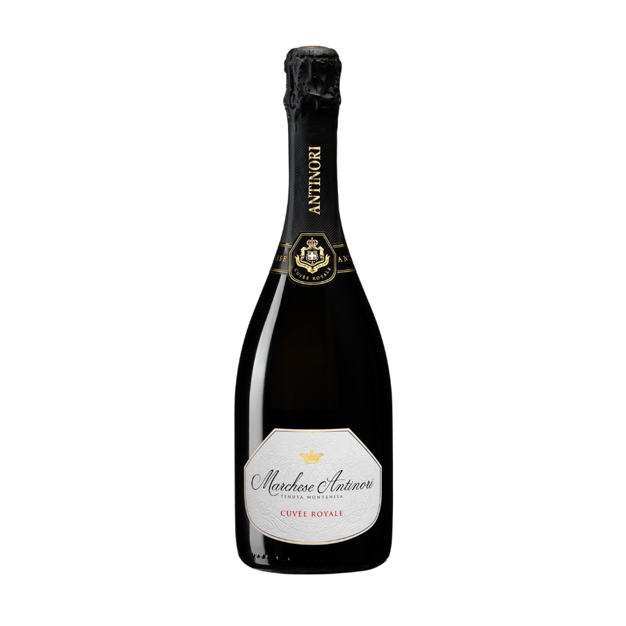 Fles Marchesi Antinori Franciacorta Brut, mousserende wijn uit Lombardije, Italië