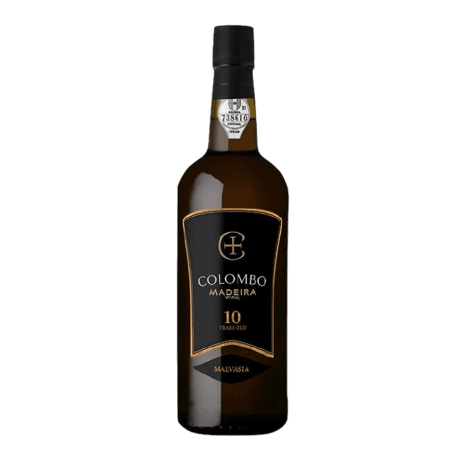 Fles Colombo Madeira 10 Years Malvasia, versterkte wijn uit Madeira, Portugal