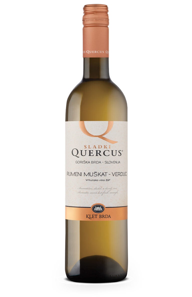 Fles KLET - Quercus - Rumeni Muskat - Verduc